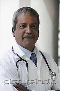 PictureIndia - Head shot of Indian doctor