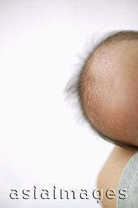 Asia Images Group - Close up of a baby's head