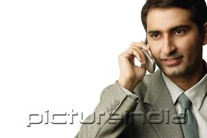 PictureIndia - Businessman using mobile phone