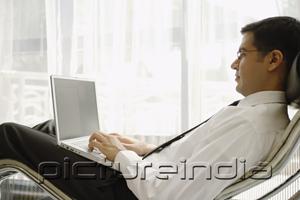 PictureIndia - Businessman using laptop