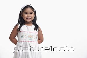 PictureIndia - Young girl in white dress